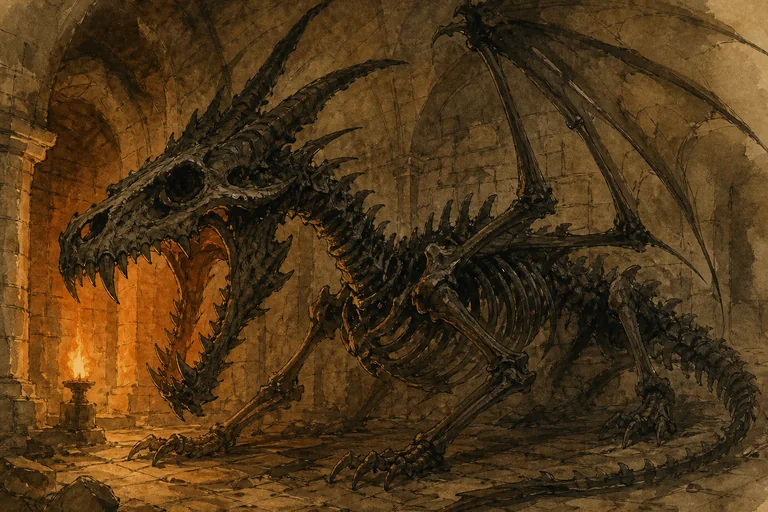 Painted study of Balerion