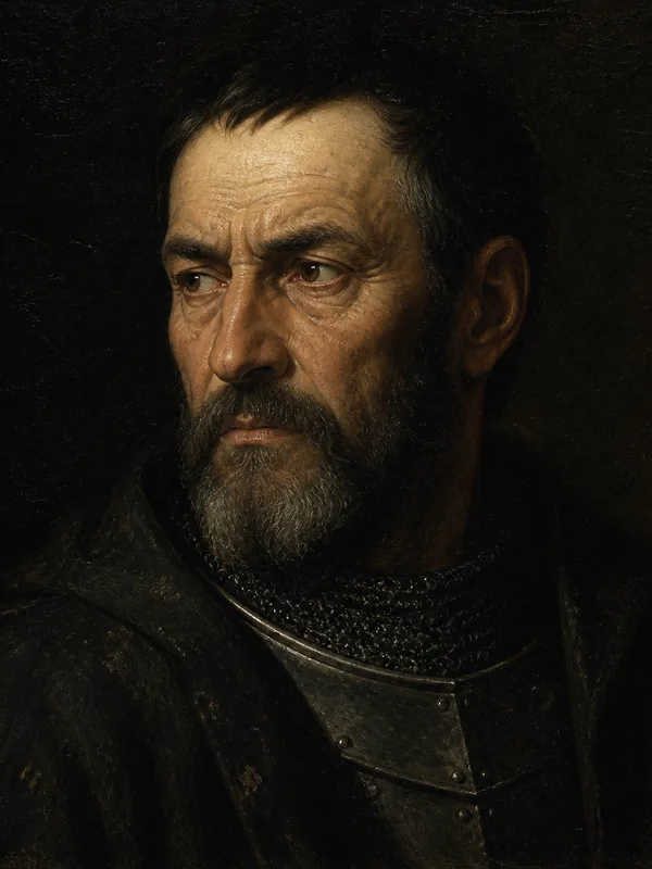 Painted portrait of Alliser Thorne