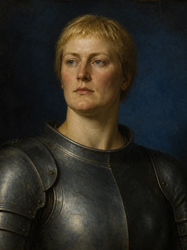 Painted portrait of Brienne of Tarth