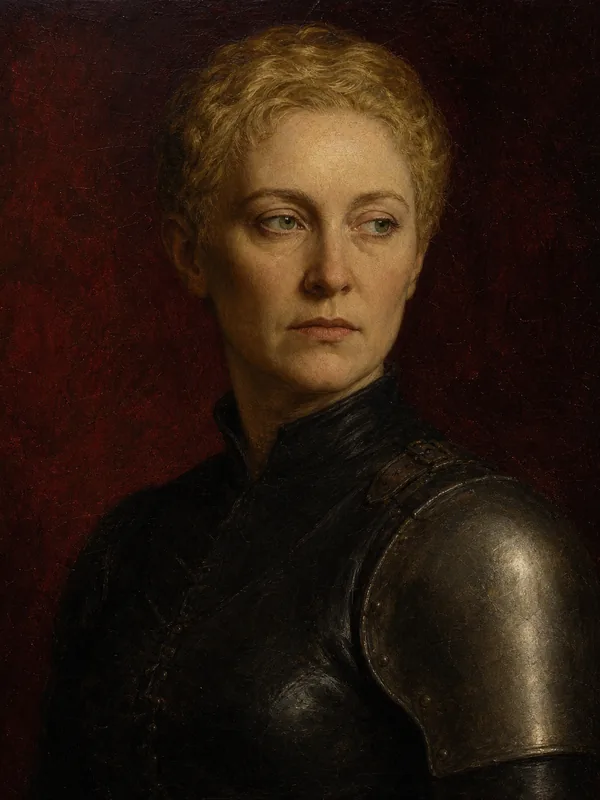 Painted portrait of Cersei Lannister