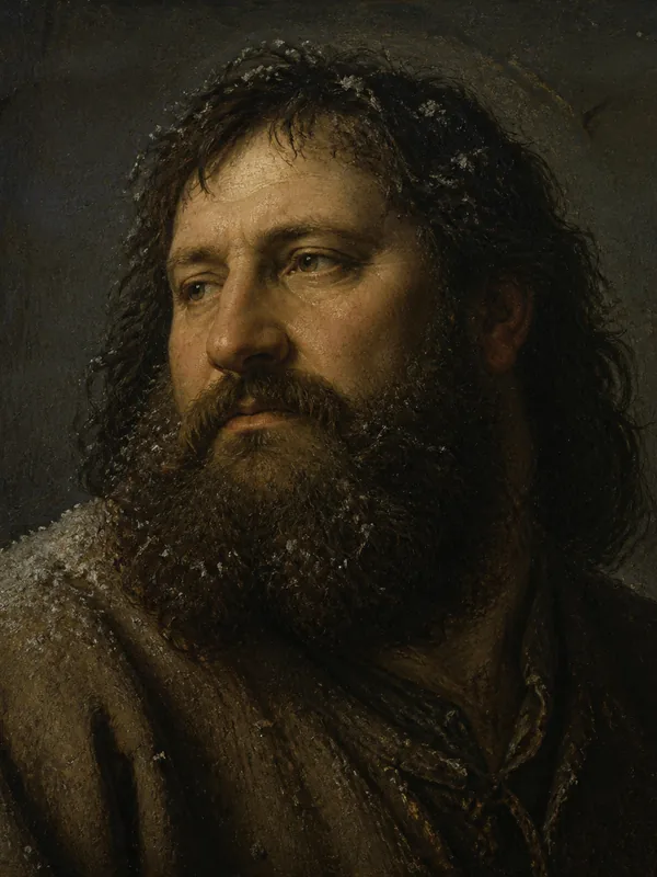 Painted portrait of Hodor