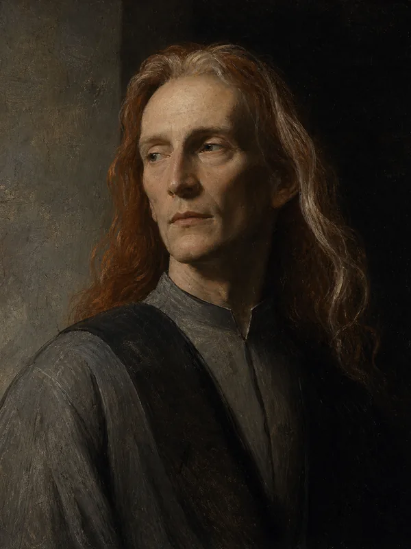 Painted portrait of Jaqen H'ghar