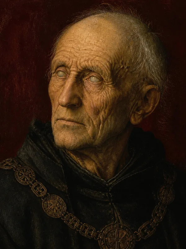 Painted portrait of Maester Aemon