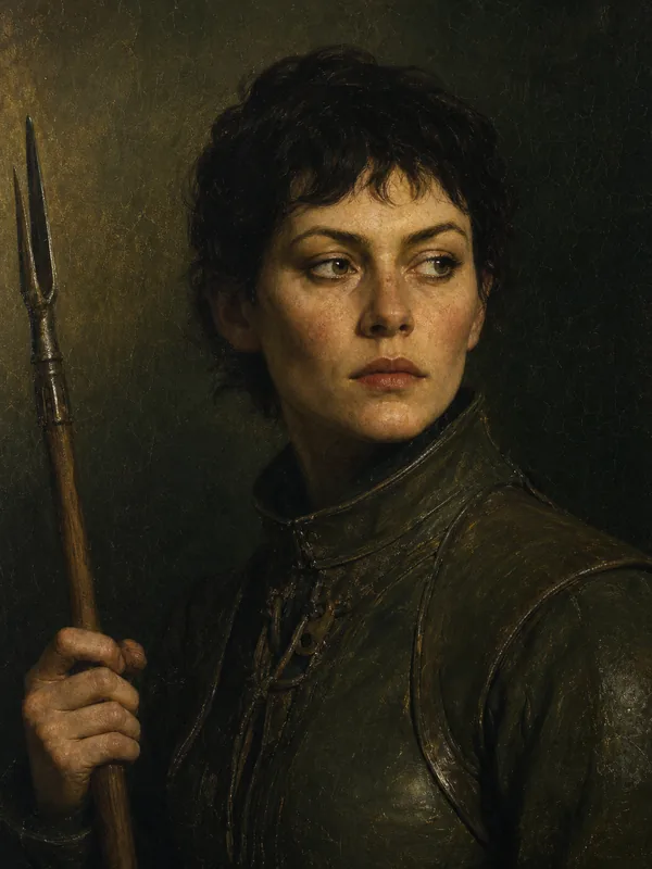 Painted portrait of Meera Reed