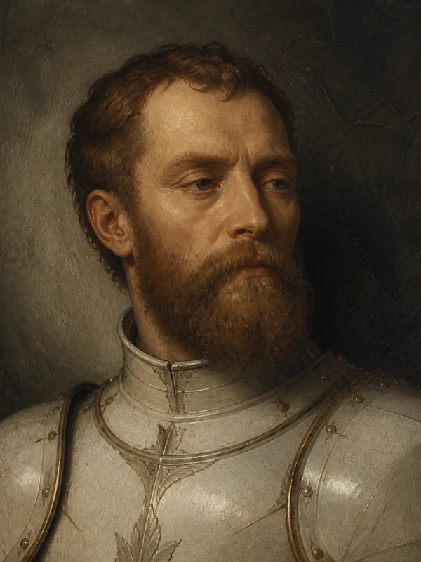 Painted portrait of Meryn Trant