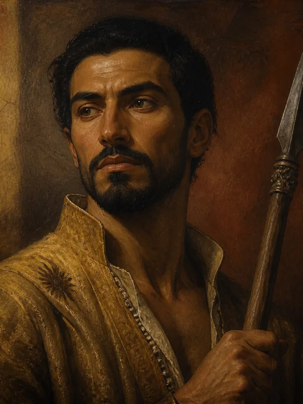 Painted portrait of Oberyn Martell