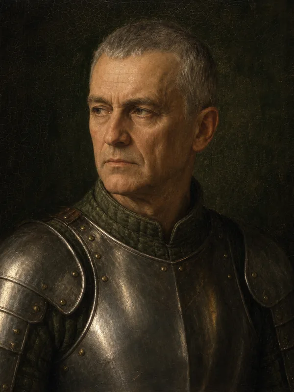 Painted portrait of Randyll Tarly