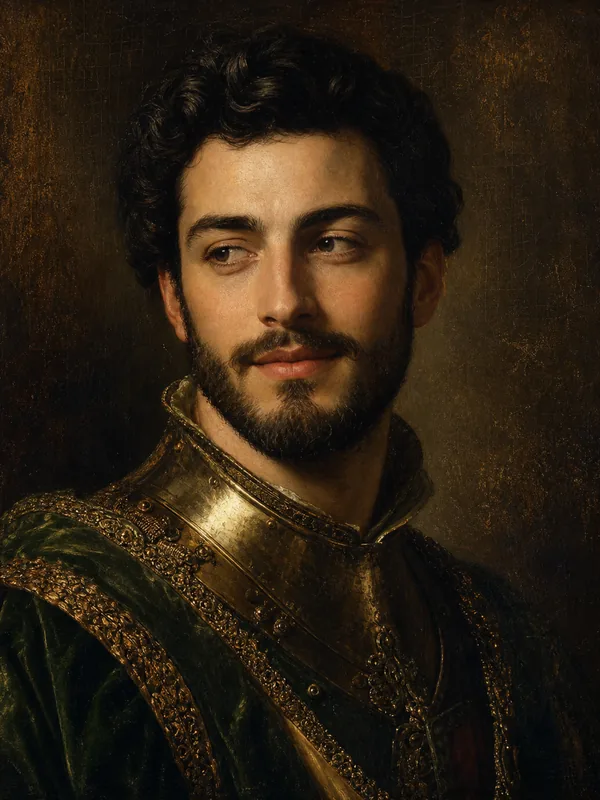 Painted portrait of Renly Baratheon