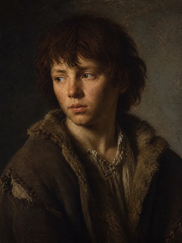 Painted portrait of Rickon Stark