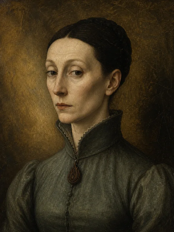 Painted portrait of Selyse Baratheon