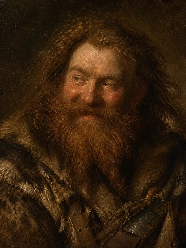 Painted portrait of Tormund Giantsbane