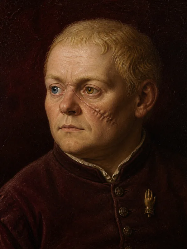 Painted portrait of Tyrion Lannister