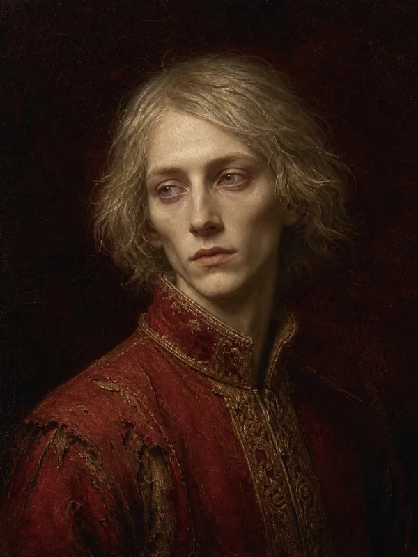 Painted portrait of Viserys Targaryen