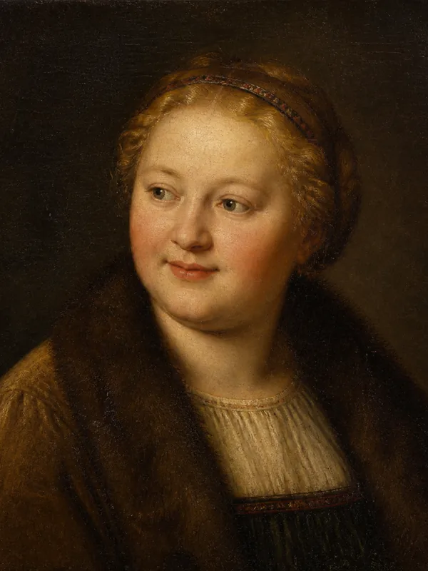 Painted portrait of Walda Bolton