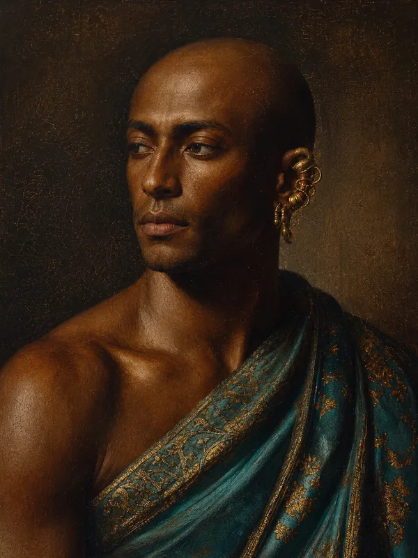 Painted portrait of Xaro Xhoan Daxos
