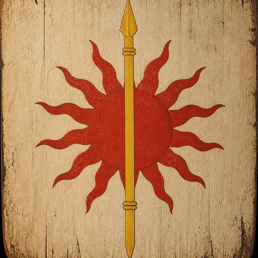 Painted arms of Martell