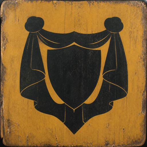 Painted arms of The Night's Watch