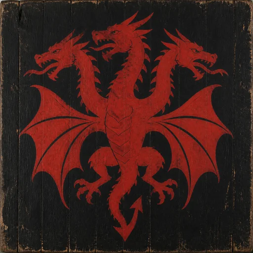 Painted arms of Targaryen