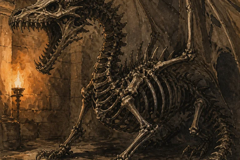Painted study of Balerion
