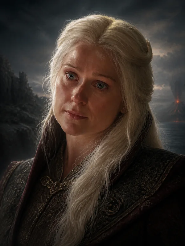 Painted portrait of Aemma Arryn