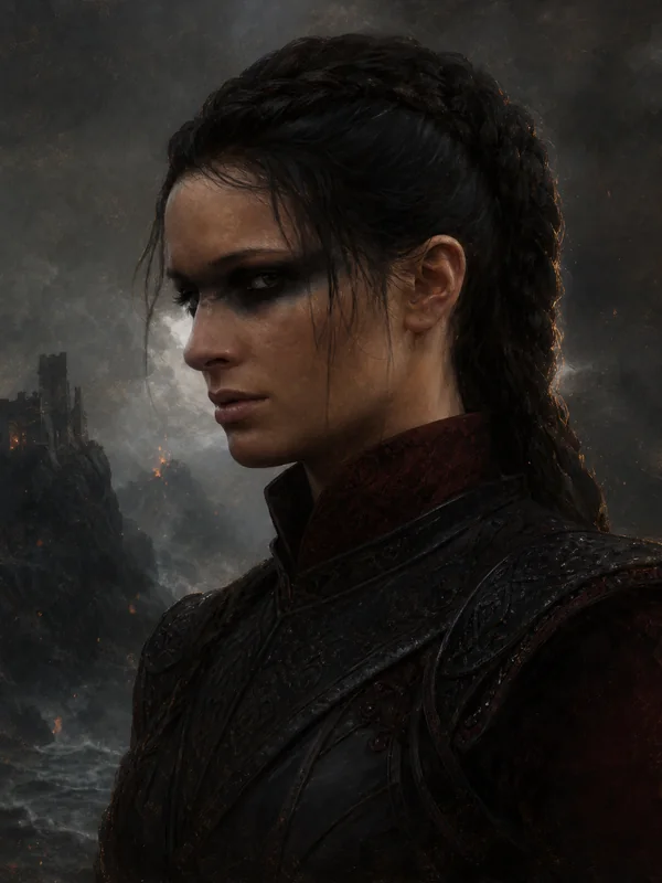 Painted portrait of Alysanne Blackwood