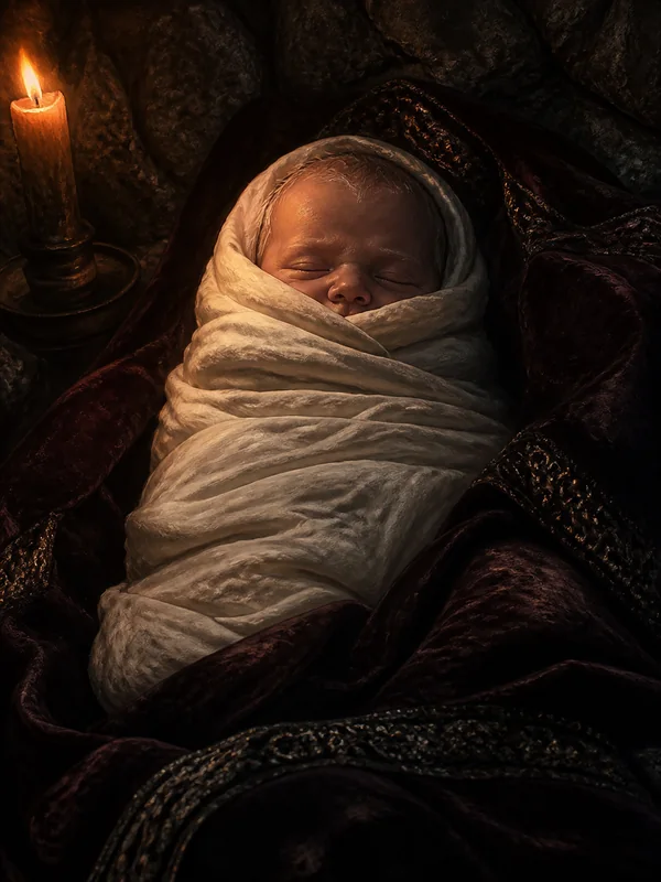 Painted portrait of Baelon Targaryen