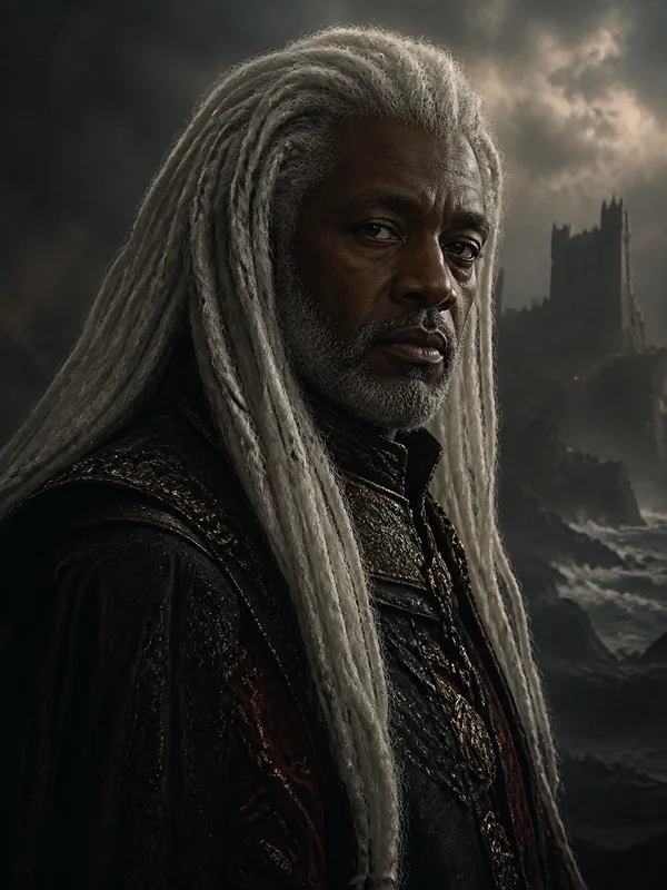 Painted portrait of Corlys Velaryon