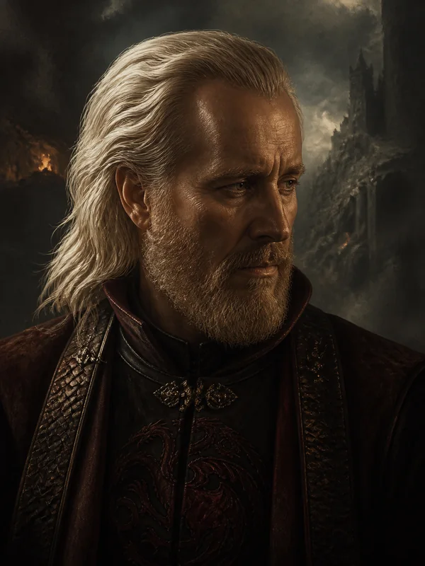 Painted portrait of Daeron Targaryen