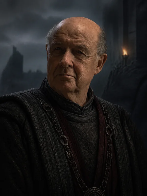Painted portrait of Maester Gerardys