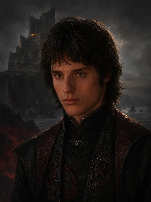 Painted portrait of Jacaerys Velaryon