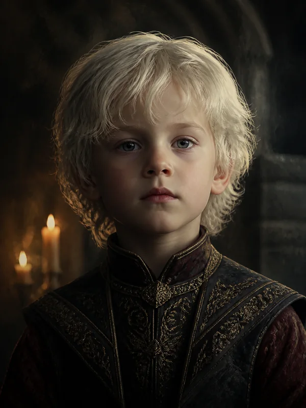 Painted portrait of Jaehaerys Targaryen