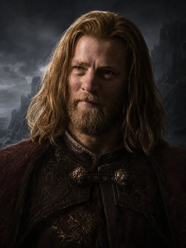 Painted portrait of Jason Lannister