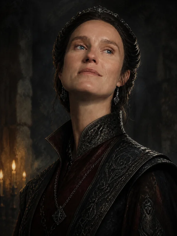 Painted portrait of Jeyne Arryn