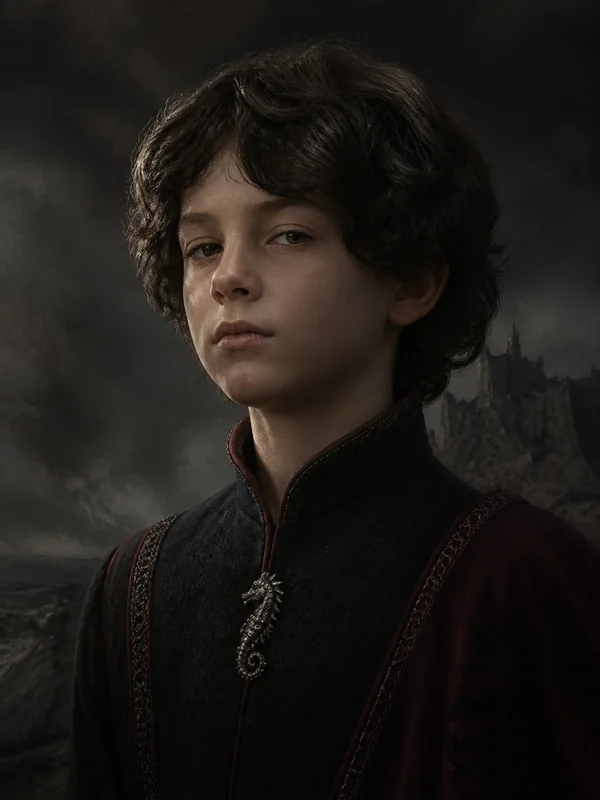 Painted portrait of Joffrey Velaryon