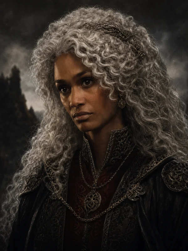 Painted portrait of Laena Velaryon