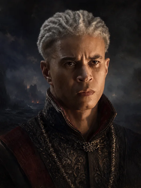 Painted portrait of Laenor Velaryon
