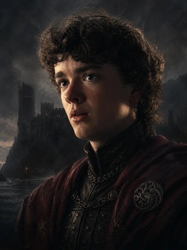Painted portrait of Oscar Tully