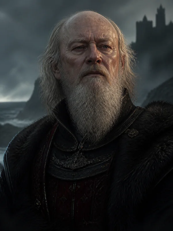 Painted portrait of Roderick Dustin