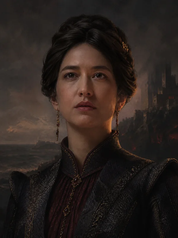 Painted portrait of Talya