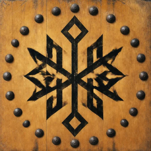 Painted arms of Royce