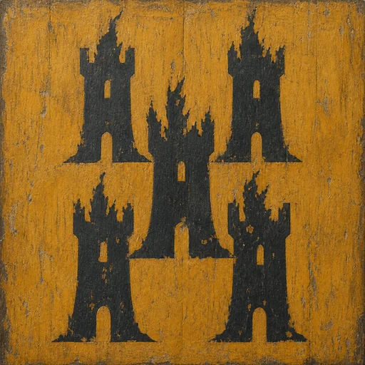 Painted arms of Strong