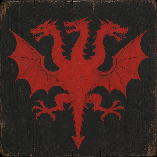 Painted arms of Targaryen